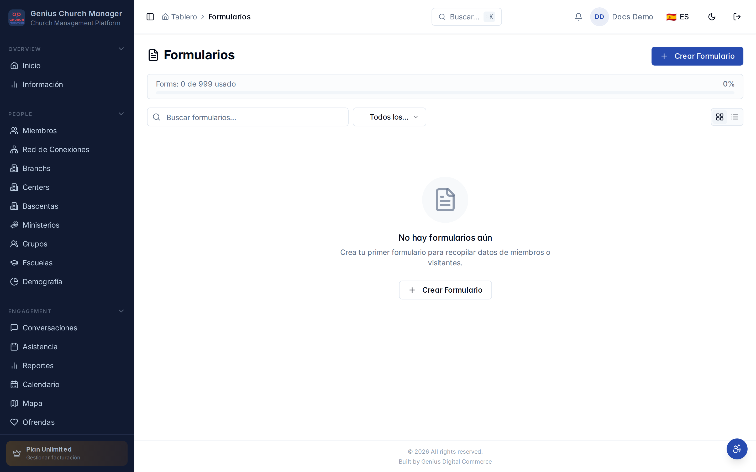 Constructor de formularios
