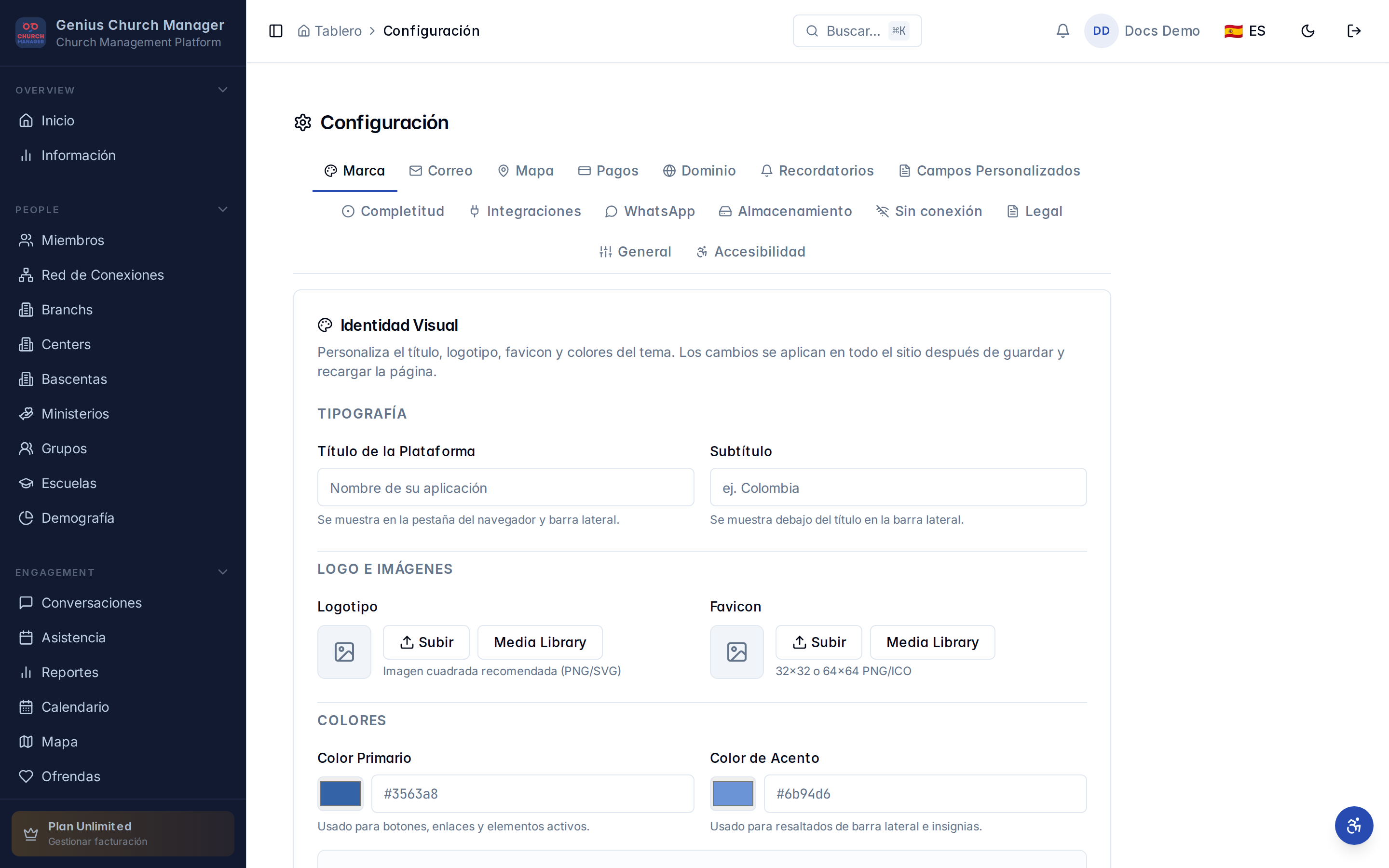 Resumen de integraciones